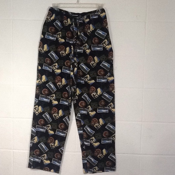 Joe Boxer Western Print Flannel PJ Sleep Pant Med - Picture 3 of 9